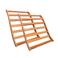 S-Shape Backrest Red Cedar (Set of 2)