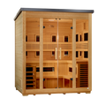 Golden Designs Gargellen 5 Person Hybrid Flat Roof Outdoor Sauna