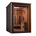 Golden Designs Nora 2 Person Indoor/Outdoor PureTech Hybrid Full Spectrum Sauna
