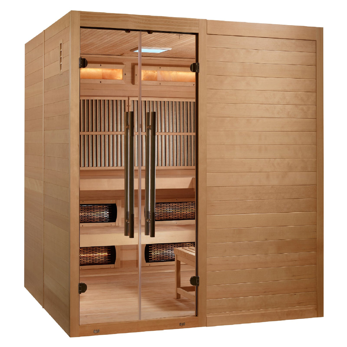 Golden Designs Toledo 6 Person Indoor Hybrid Sauna