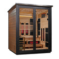 Golden Designs Loviisa 3 Person 2 Tone Barn Hybrid Outdoor Sauna