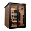 Golden Designs Kaskinen 6 Person 2 Tone Barn Hybrid Outdoor Sauna