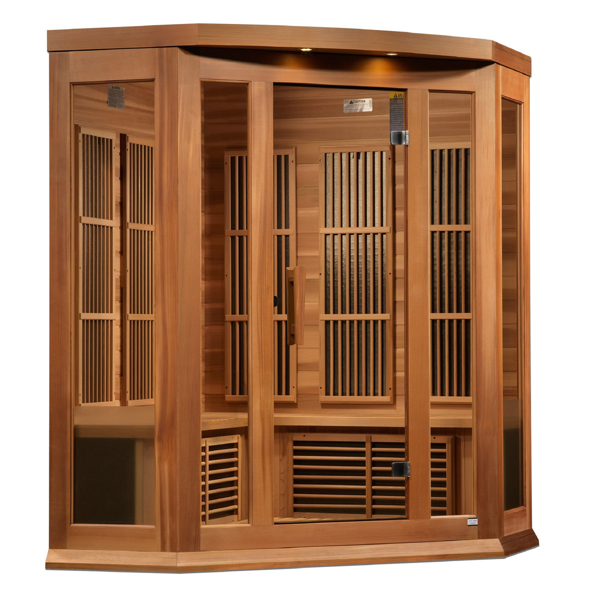 Maxxus Avignon 3 Person Corner Near Zero EMF FAR IR Sauna